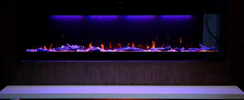 Dynamic Flame Color Fireplace Installation in Douglas, AZ